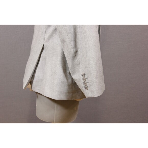 Apt 9 Gray Polyester Blend 2 Pc Suit Premier Flex Slim Fit 44R Flat Fronts 34" W - Picture 6 of 12